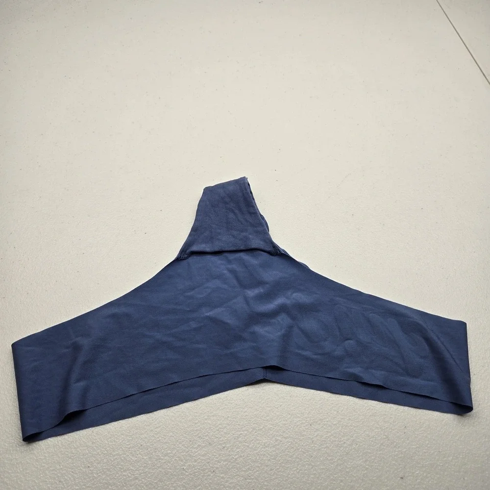 Victoria's Secret PINK Women Panties XL Navy Blue‎ Thong String NWT